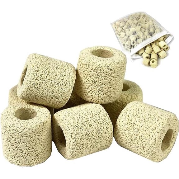 Ceramic Filter Media Bio Filter Rings 1lb / 2lb / 4lb / 8lb (180ct / 1lb)