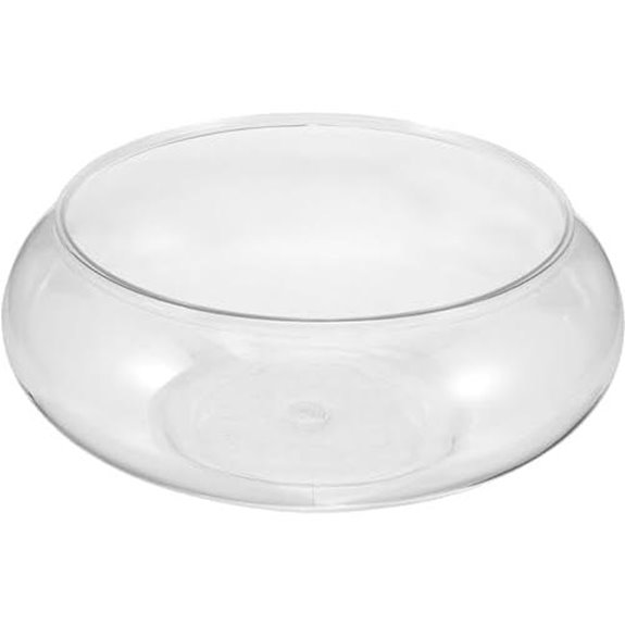 Clear Fish Bowl Vase Planter Container