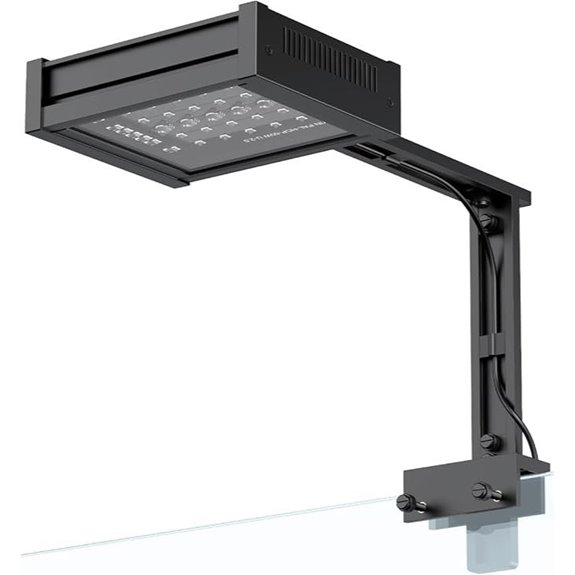 Pawfly 50W Saltwater LED Reef Aquarium Light (Clip-On)