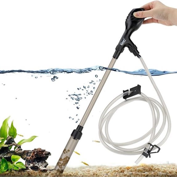 Hygger Small Aquarium Gravel Vacuum Cleaner
