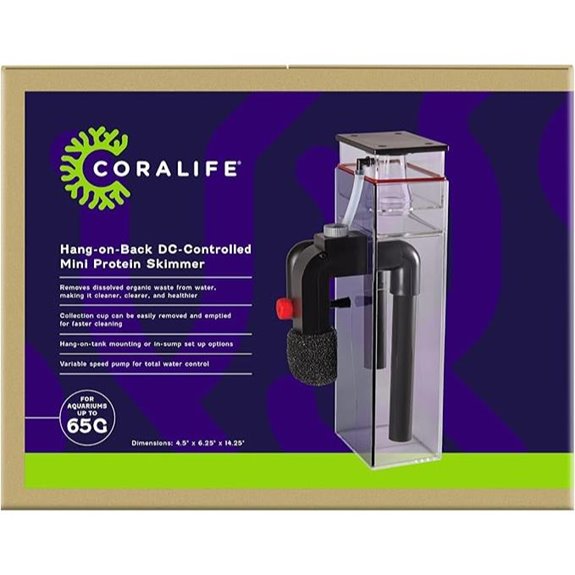 Coralife DC Mini Protein Skimmer (Up to 65 Gallons)