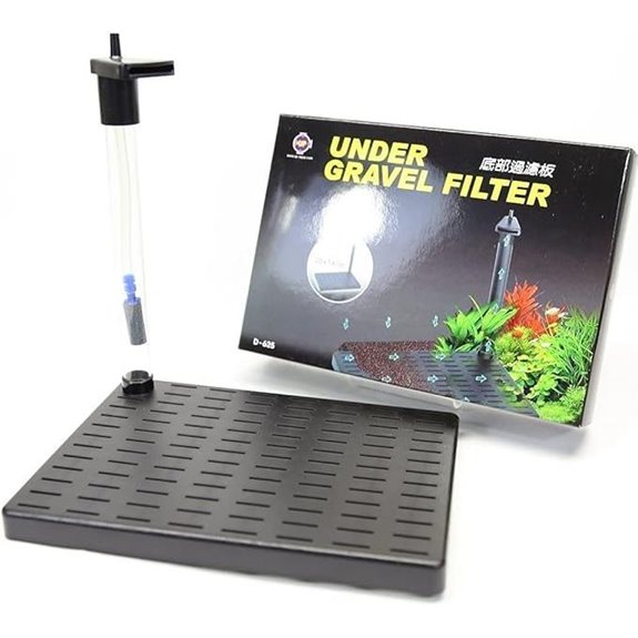 CORISRX Undergravel Aquarium Filter for Fish Tank Air Pump