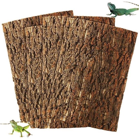 STARVAST Cork Terrarium Background for Reptiles (4-Pack)