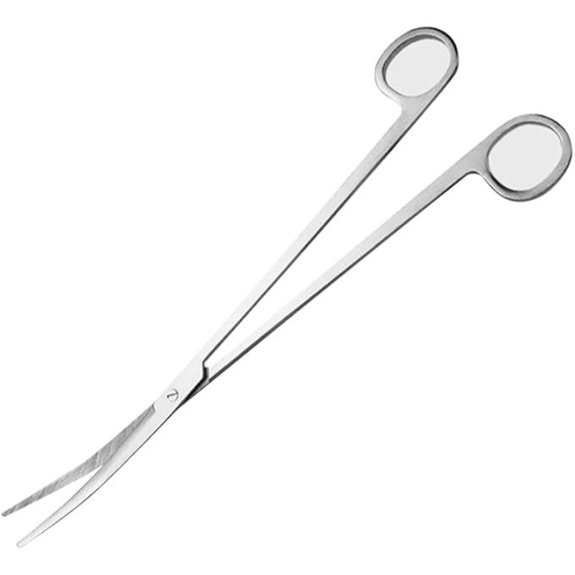 Curved Aquarium Scissors for Aquascaping and Plant Trimming