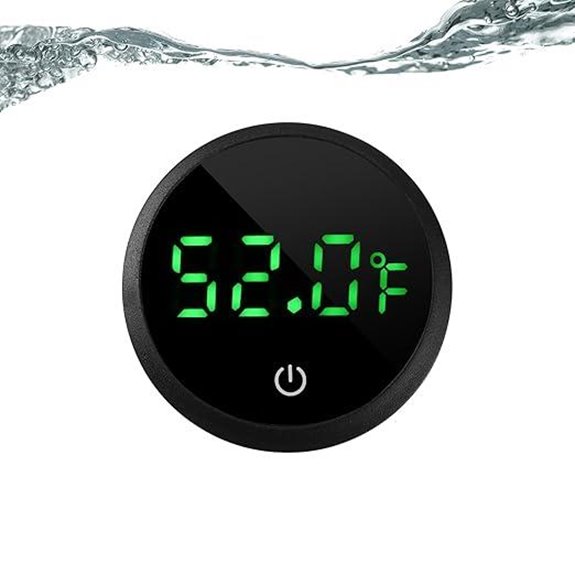 Digital Aquarium Thermometer LED Display with Spare Battery