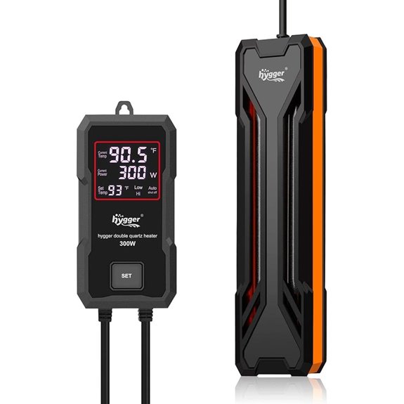 hygger Submersible Aquarium Heater with Digital LED Controller
