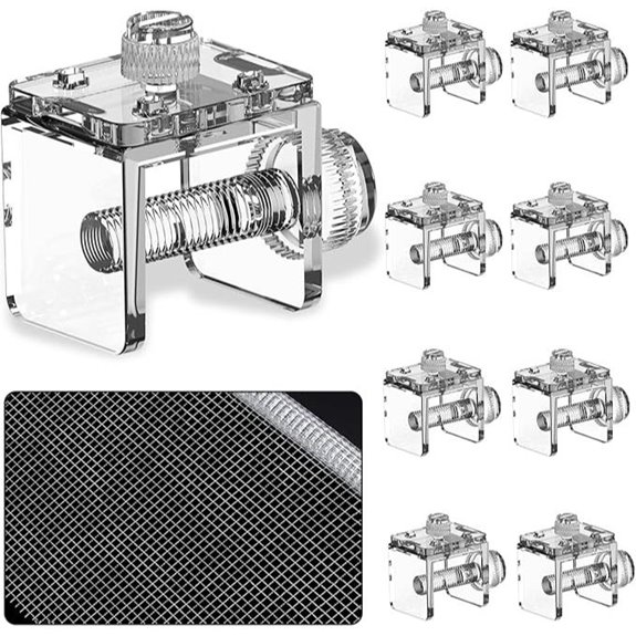 DIY Aquarium Hood Screen Cover Net Kit for Rimless/Rimmed Tanks