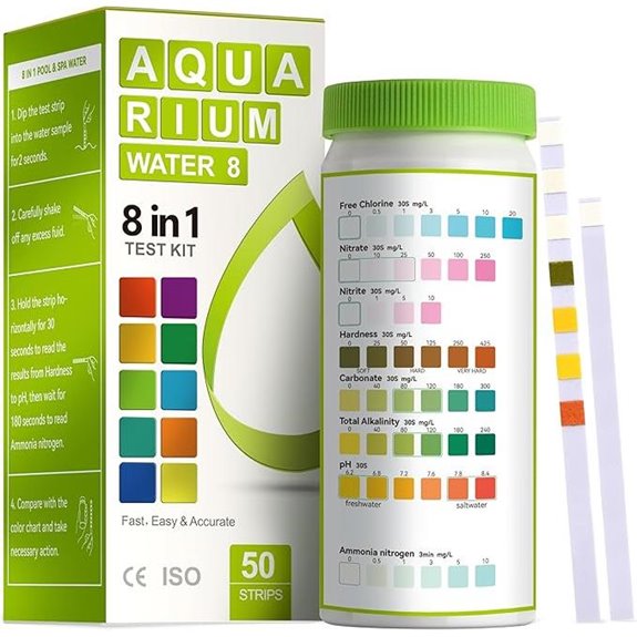 AAwipes 8-in-1 Aquarium Test Kit for Fish Tanks (K02-50)