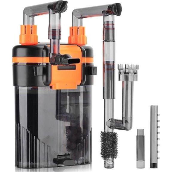 hygger External Hang-On-Back Aquarium Filter (7W 20-40 gal)