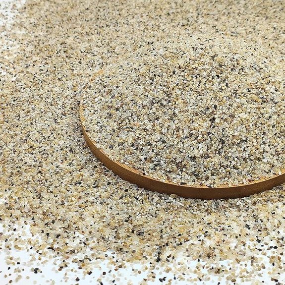 FANTIAN 5 lbs Aquarium Sand & Decorative River Rocks Gravel