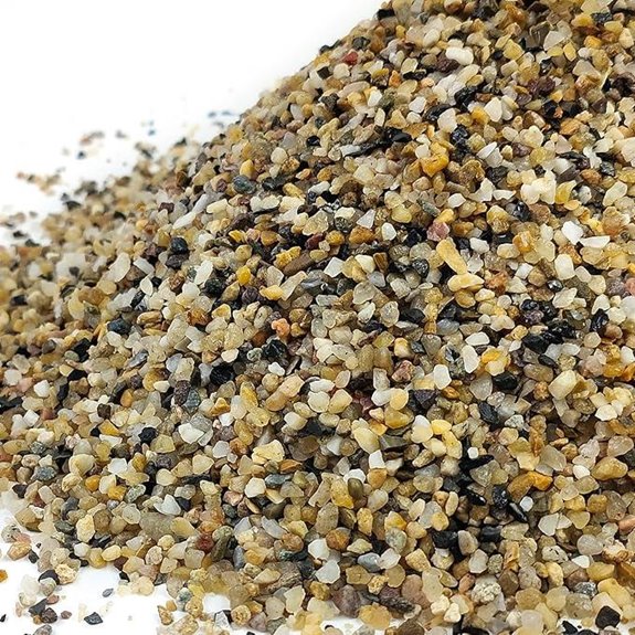FANTIAN 2 lbs Coarse Aquarium Sand Pea Gravel