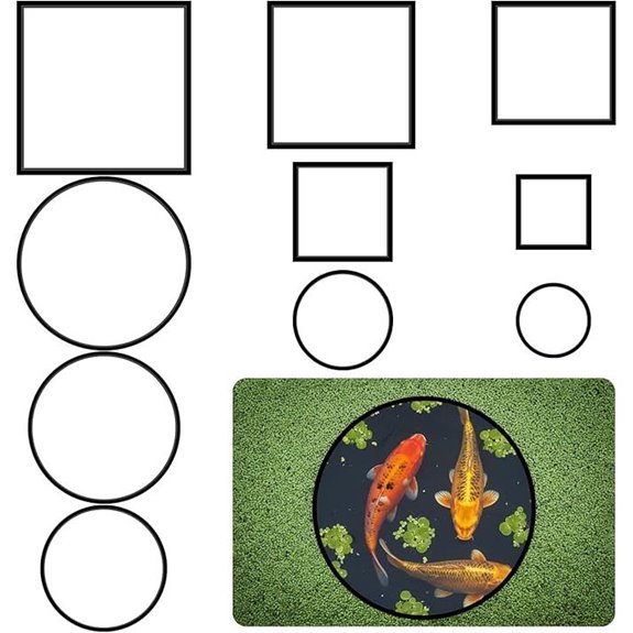 Xthrotsenk Aquarium Fish Feeding Ring Sets (10 Pcs)
