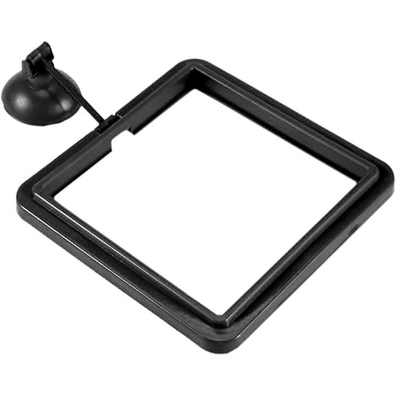 SunGrow Fish Food Feeding Ring for Flakes & Floating Pellets