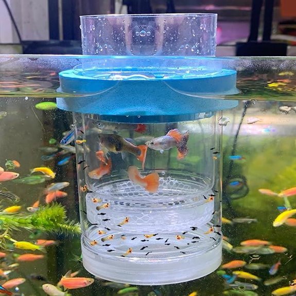 Fish Tank Breeder Box for Isolation & Hatchery (2-Piece)