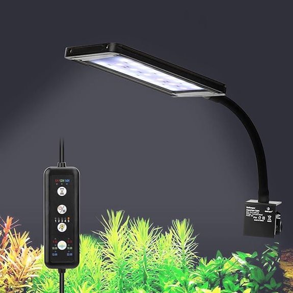 Fishkeeper Clip-On Aquarium LED Light with Timer