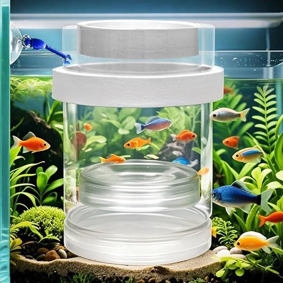 Floating & Mountable Breeding Box for Fish Fry