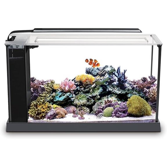 Fluval Sea Evo V Saltwater Fish Tank Aquarium Kit Black 5 gal 10528A1