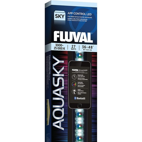 Fluval Aquasky 2.0 Bluetooth LED Aquarium Light – 36-48