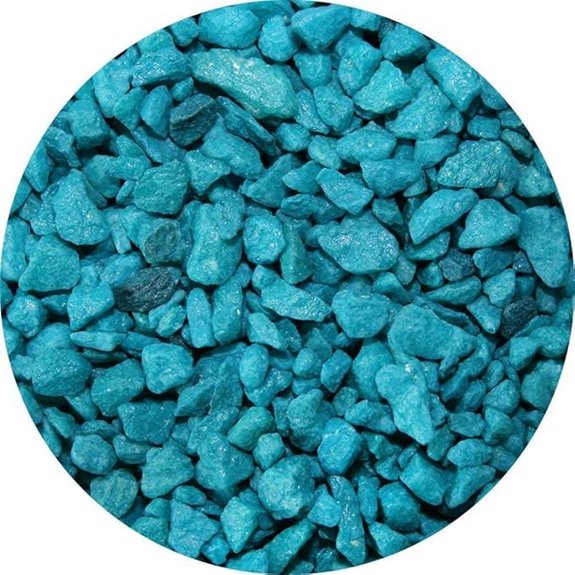 Special Turquoise Aquarium Gravel for Freshwater Aquariums 5-Pound Bag