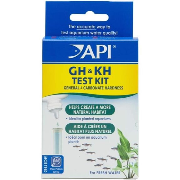 API GH & KH TEST KIT Freshwater Aquarium Water Test Kit 2.5 oz.