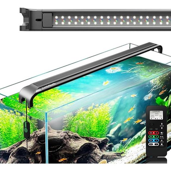 LED Aquarium Light with Remote Full Spectrum (12-17inch)