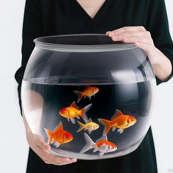 Geelin 5 Gallon Plastic Fish Tank (Round)