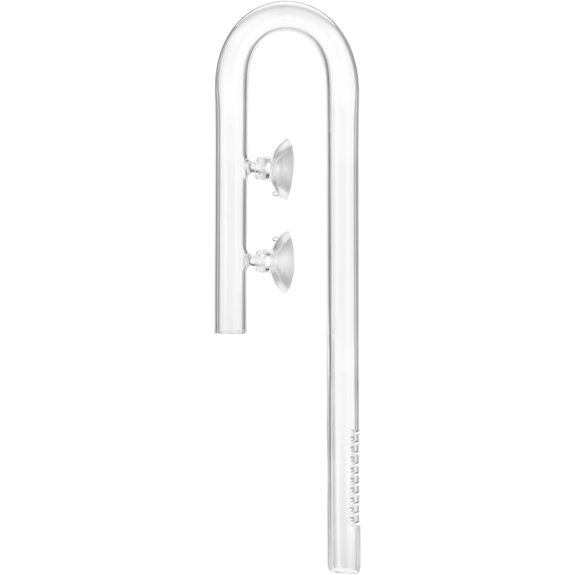QWORK Glass Inflow Aquarium Lily Pipe - 17mm