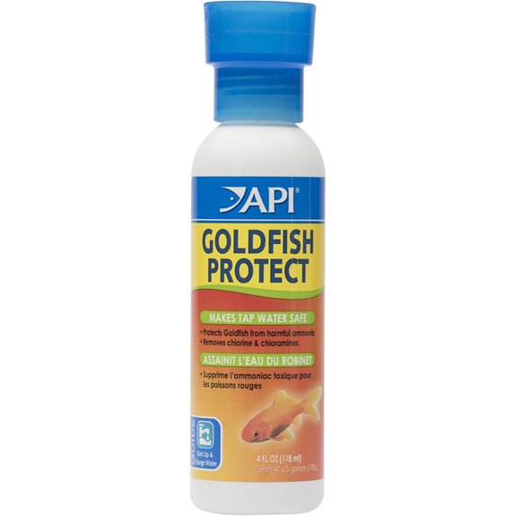 API GOLDFISH PROTECT Aquarium Water Conditioner 4-Ounce Bottle
