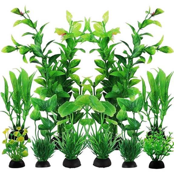 PietyPet Fish Tank Green Plants (10pcs)
