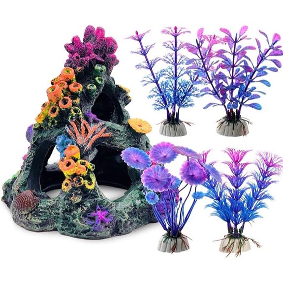 GSD Aquarium Coral Reef Decoration Set
