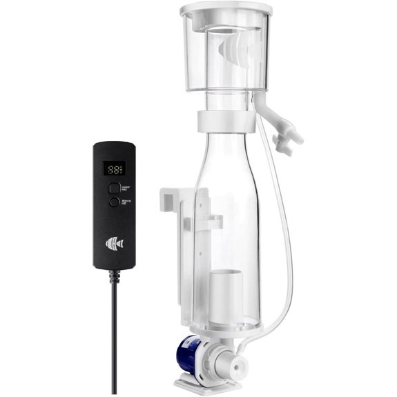 Hang On Protein Skimmer for Saltwater Aquariums (up to 80 Gallons)