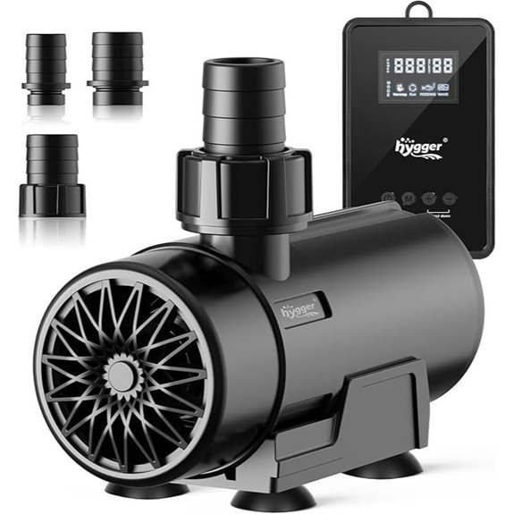 hygger Water Pump (15W-100W Up to 3430GPH) for Aquariums/Ponds