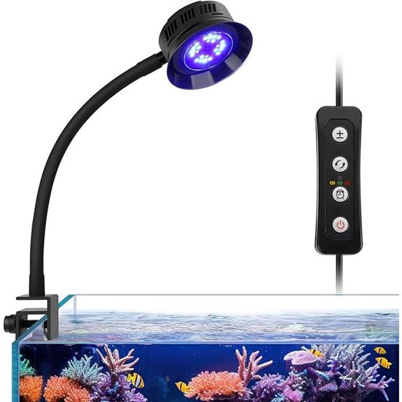 Hygger 30W Dimmable Full Spectrum Aquarium Reef Light
