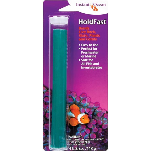 Instant Ocean HoldFast Epoxy Stick Fish Safe 4 oz