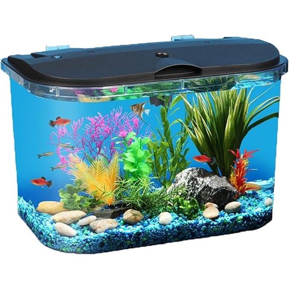 Koller Products 5-Gallon Aquarium Kit with LED Lighting
