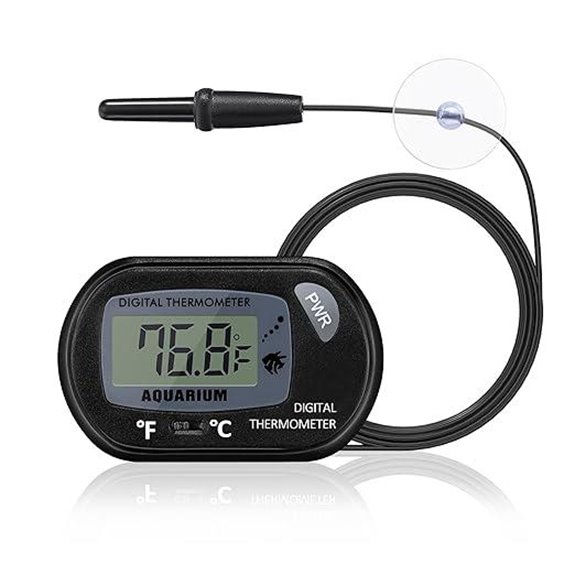 DaToo Aquarium Thermometer with LCD Display