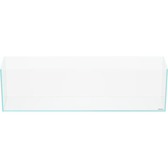 LANDEN 90L Rimless Low Iron Aquarium Fish Tank