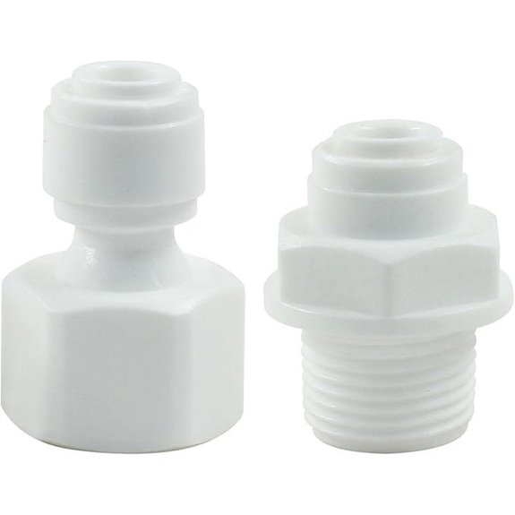 Litoexpe Water Filter Quick Connector 3/8 to 1/4 (2-Pack)