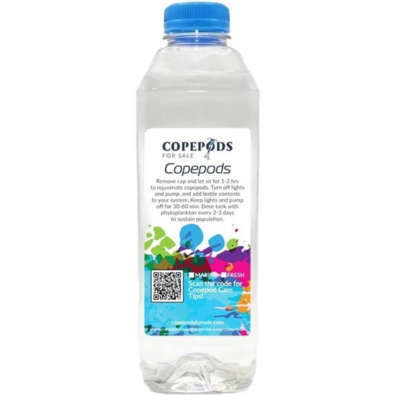 Copepods 4 Species (32-Ounce Bottle) - Live Copepods for Marine Aquariums