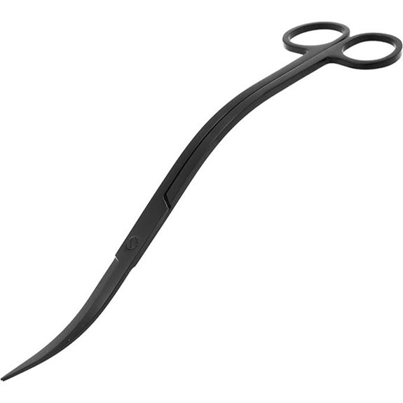 Mandala Crafts Extra Long Curved Aquarium Scissors