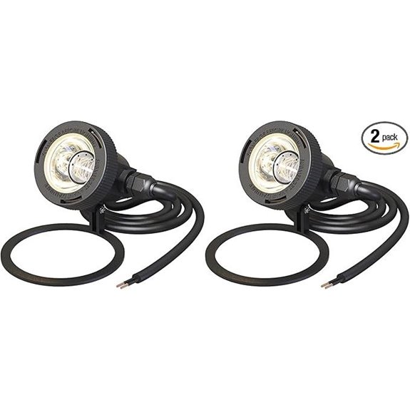 Low Voltage Warm White Submersible Pond Lights (2PK)