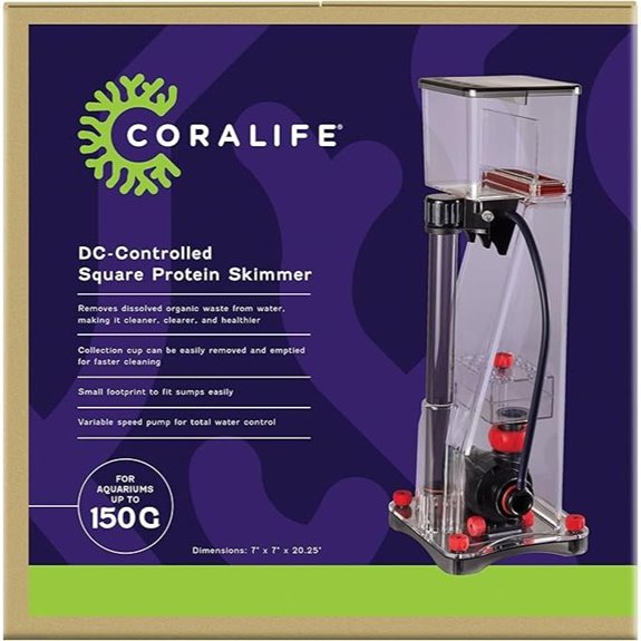 Coralife Protein Skimmer for Marine Aquariums 150 Gallons