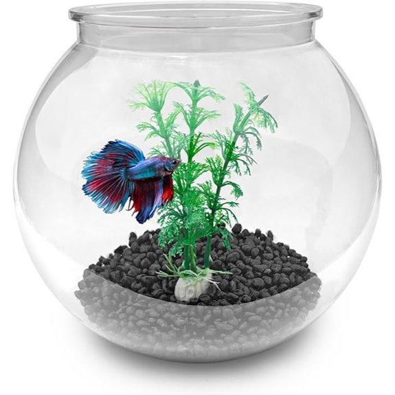 Newpol Mini Plastic Aquarium Fish Bowls (0.8Gallon / 3L)