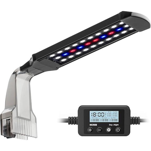NICREW Clip-On Aquarium Light for Nano Tanks