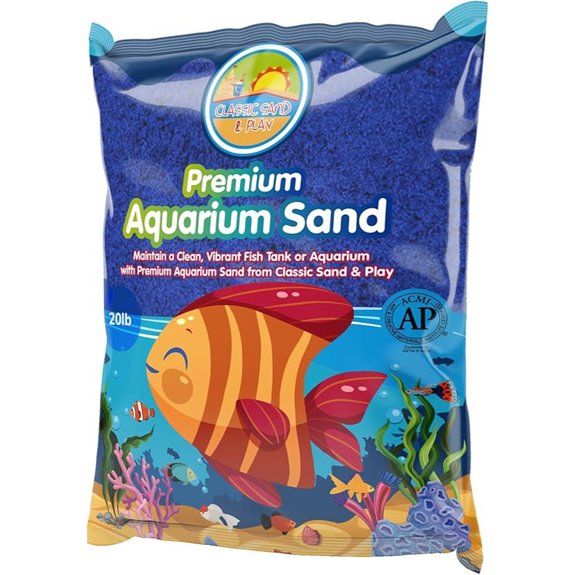 CLASSIC SAND & PLAY Natural Aquarium Sand 20 lb. Bag Blue