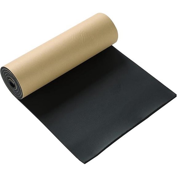 Sponge Neoprene Adhesive Foam Rubber Sheet 4.5 Sqft