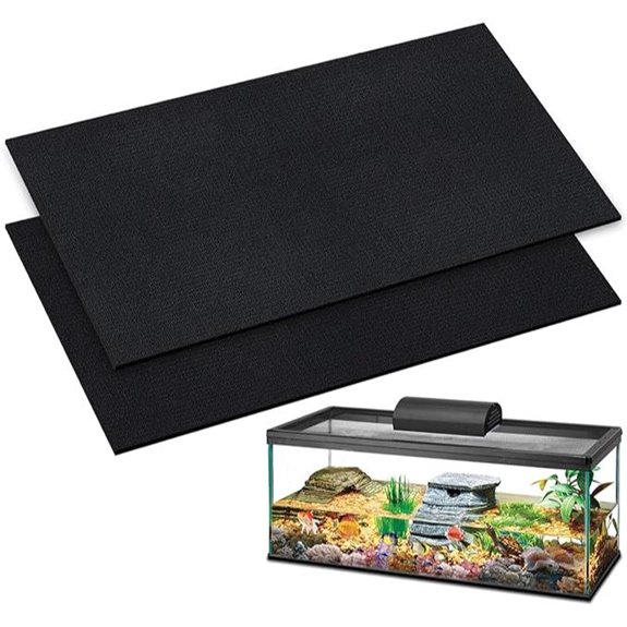 Neoprene Aquarium Leveling Mat 2-Pack (15 x 30 Inches)