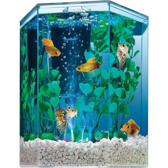 Tetra LED Aquarium Kit 1 Gallon Hexagon