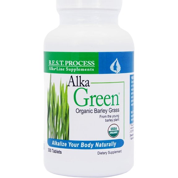 Alka•Green Organic Barley Grass Tablets