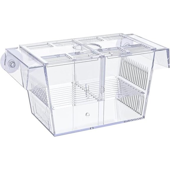 Pawfly Aquarium Fish Breeding Box with Suction Cups